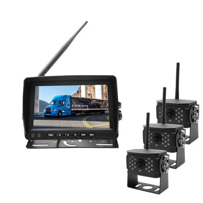 Draadloos 7 inch Car Reverse Camera Backup System voor aanhangwagens