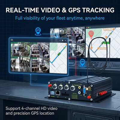 Bulk Cargo Transport Telematics 4G AI Mobile DVR and Dynamic Onboard Weight Sensor for Fleet Compliance