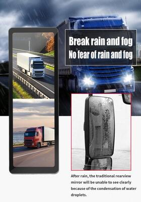 Truck Blind Spot Camera System 1080P Dual Lens Side View Camera 18.88 Inch Monitor voor Semi Truck Trailer Commerciële voertuig
