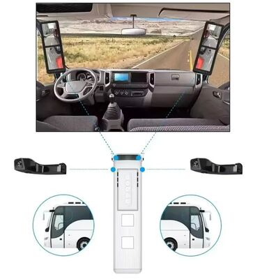 Truck Blind Spot Camera System 1080P Dual Lens Side View Camera 18.88 Inch Monitor voor Semi Truck Trailer Commerciële voertuig