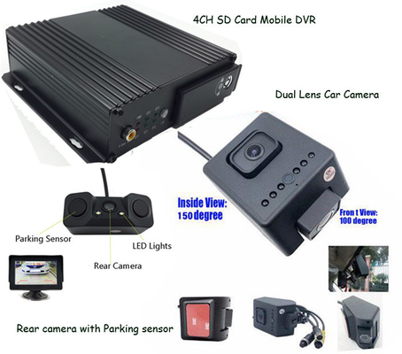 4 kanaal1080p BR Videorecorder DVR GPS 4G WIFI met de Haven van USB VGA