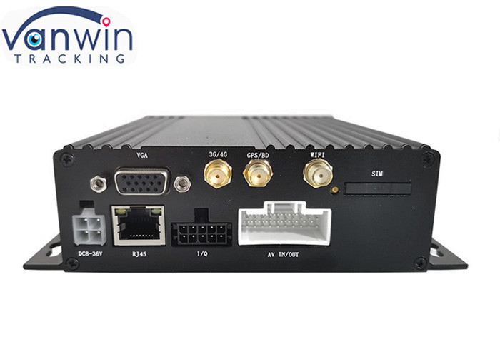 1080p AHD Dual SD beveiligingsdVR 4Ch GPS 3g 4g Wifi voor busvloot