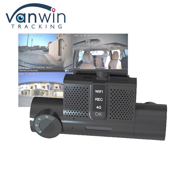 Mini Size Draagbare 2CH auto blackbox met 3G/4G WIFI GPS functie voor Taxi