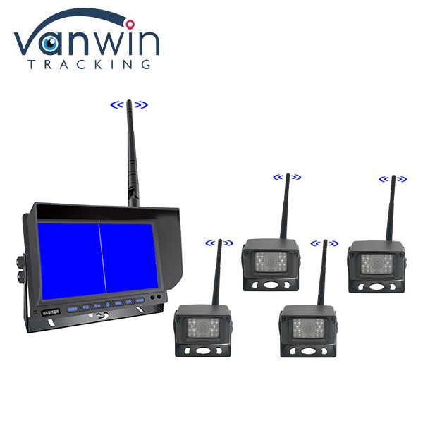 7 inch draadloos digitaal beeldschermvoertuigcamera kit TFT auto monitor voor zwaar voertuig