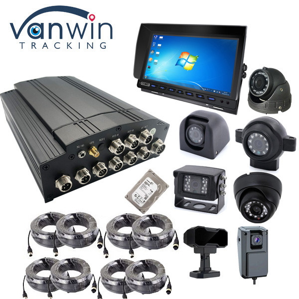4G 5G 1080P 8 kanalen mobiele DVR-camerasystemen voor schoolbussen met gratis clientsoftware