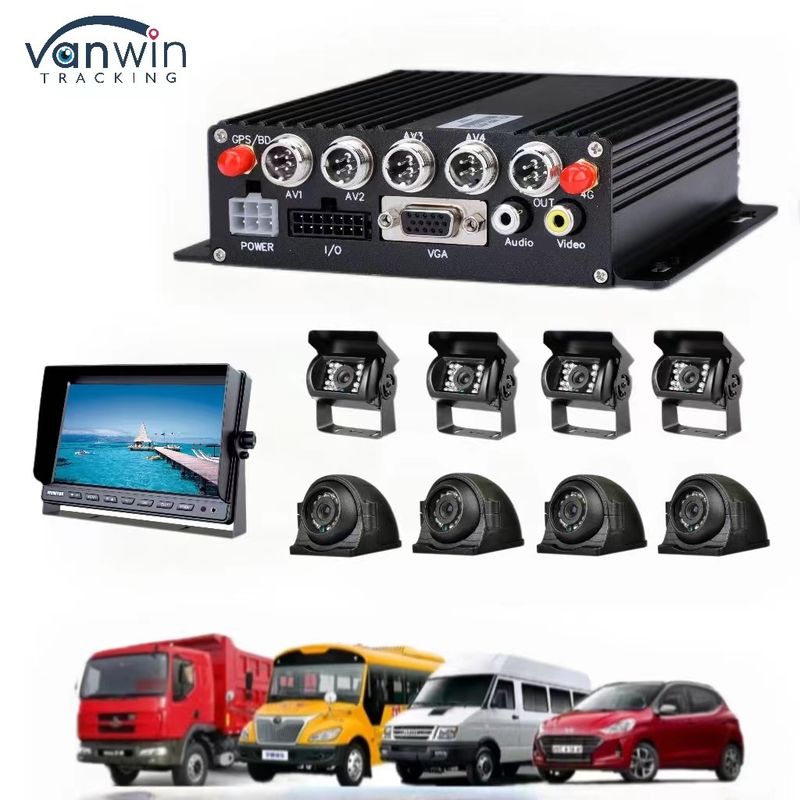 8CH 1080P H.265 HD GPS Vehicle Mobile DVR Recorder met 12V 2.5A en 5V 2A uitgang