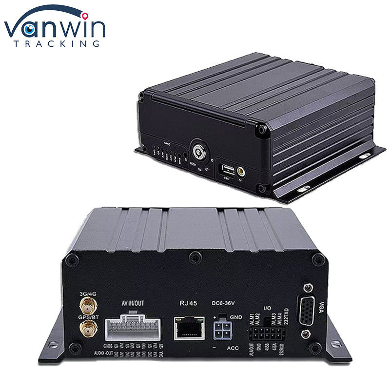 1080P H.264 AHD 256GB 4CH Auto Mobiele DVR GPS SD-kaart Bus Vrachtwagen Autorecorder