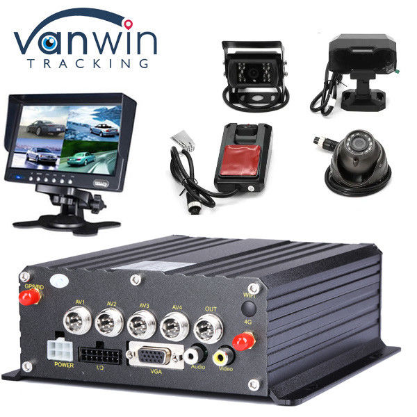 4G GPS Wifi 4CH 1080P Reverse Backup Camera ADAS DMS AI Blind Spot Detection HDD Mobiele DVR