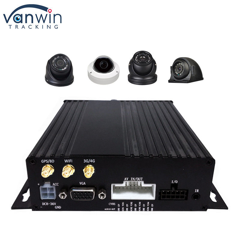 GPS 1080P HD 4CH mobiele DVR SD-kaart Samrt WIFI bus voertuig digitale videorecorder