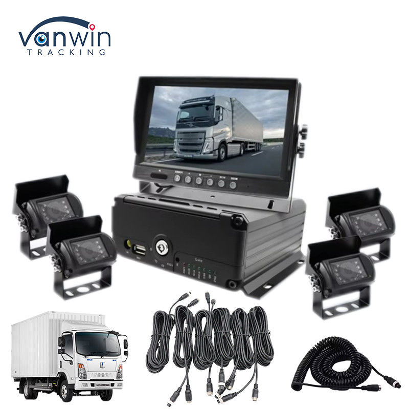 Auto Black Box Camera Auto DVR SIM SD Card Truck Auto Recording Instrument MDVR Voor- en achtercamera's gebruikt voor busbox
