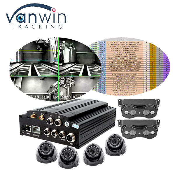 8CH 1080P Passagiersteller MDVR Voor 2 deuren bus, High Accuracy Bus Passagiers Telling System