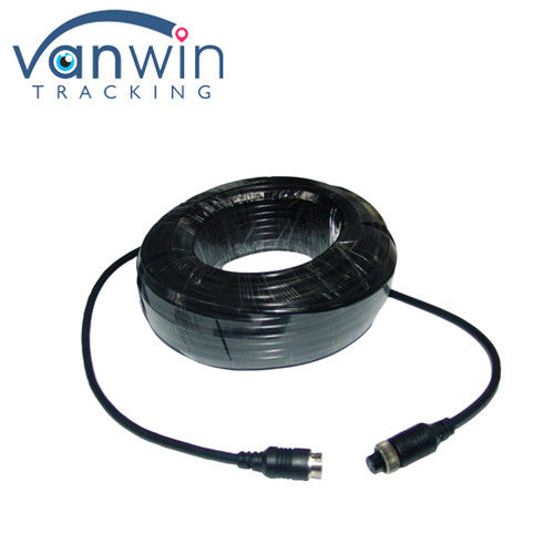 20m Aviation Grade GX12 4pin Man naar Vrouw Achteruitrijcamera Achteruitrijcamera's Verlengkabel voor DC 12V/24V verbinding