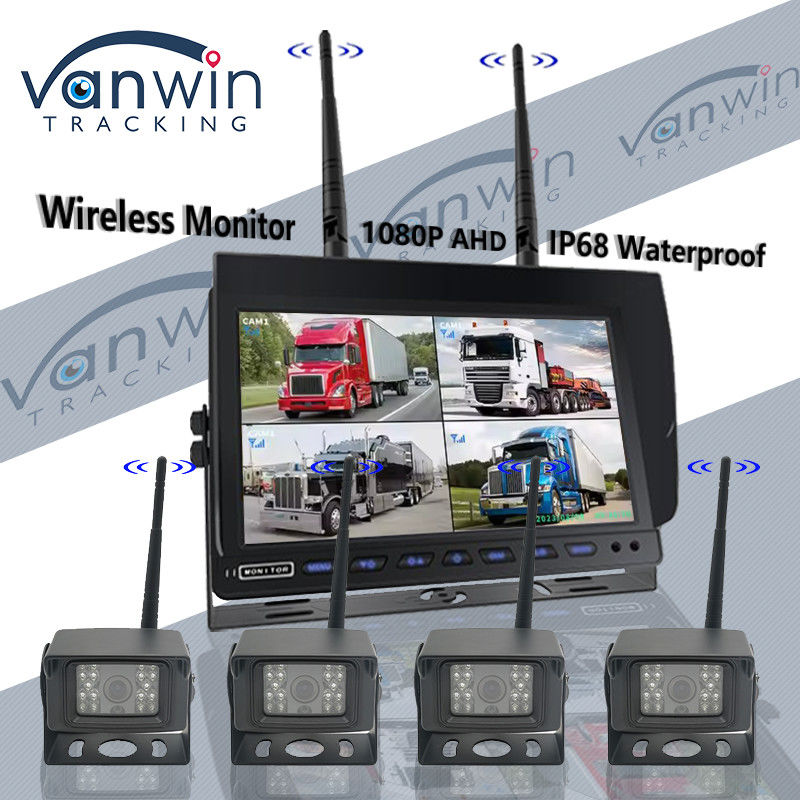 7 Inch AHD Digitale Draadloze Camerasysteem voor Vrachtwagen Achteruitrijcamera Draadloze TFT Auto Monitor Kits