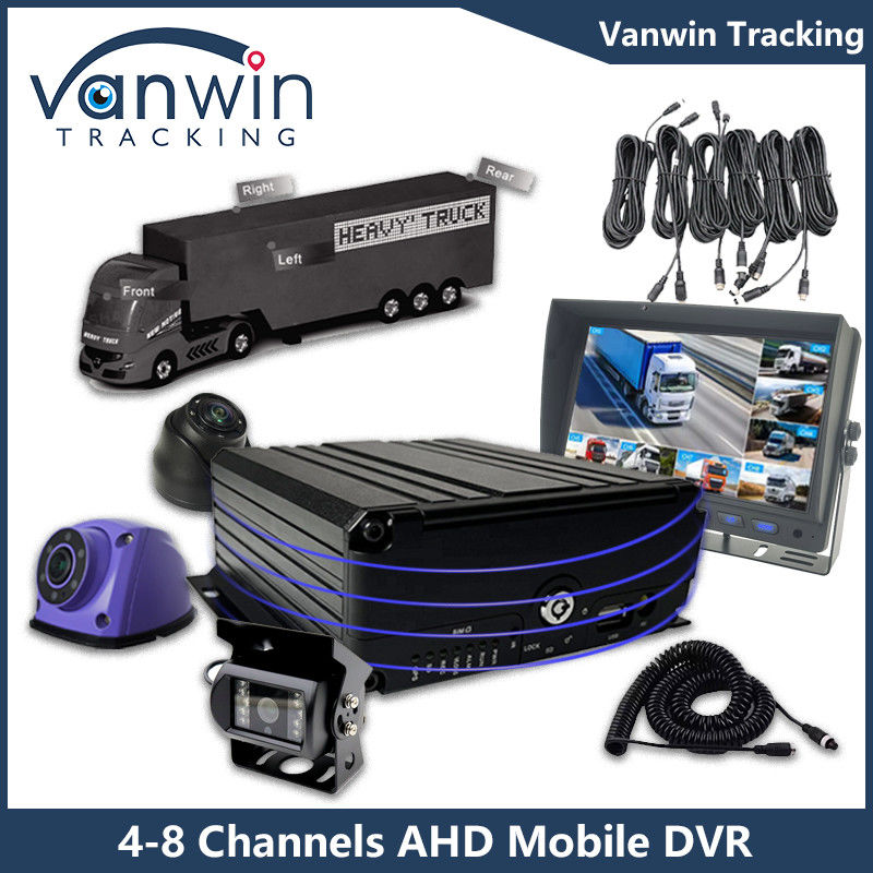 AHD 8CH HDD afstandsbediening Mobiele DVR 1080P 4g GPS functie Veiligheidsbewaking Cmsv6 MDVR