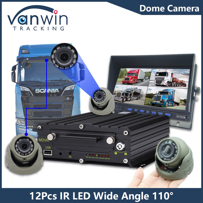 Voertuig gemonteerde camera Full HD 1080P Nachtzicht 2.8mm lens Wide Angle Dome Camera
