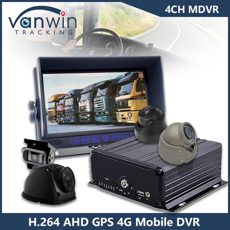 4CH GPS 4G WiFi Mobiele DVR Full HD 1080P Autocamera HDD Mdvr Voor Bus Van Truck Voertuig