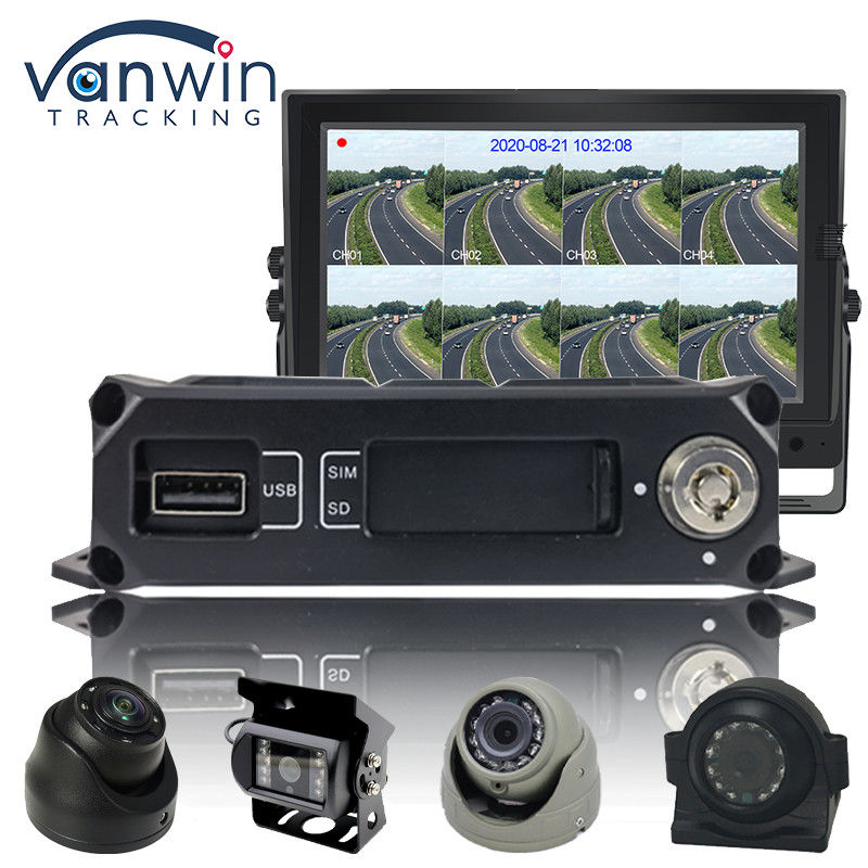 H.264 4CH HD 1080P Mobiele DVR 4G GPS WIFI SD-kaart MINI MDVR Voor auto video monitoring