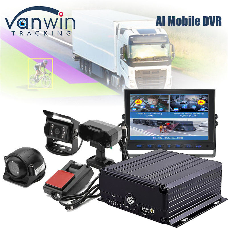4CH 1080P AI Function Mobile DVR ADAS DMS Kit DVR 4G GPS SD HDD MDVR Systems Voertuig