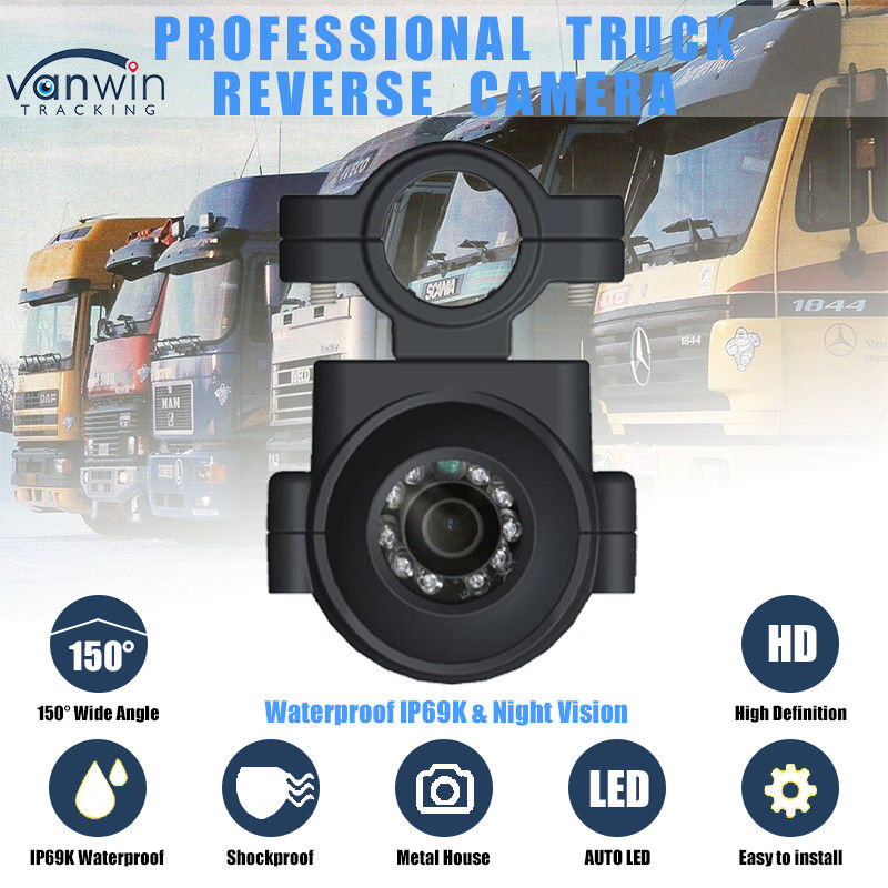 AHD 1080P IP69K zijkantschermcamera met nachtzicht CCTV-camera voor bus en vrachtwagen