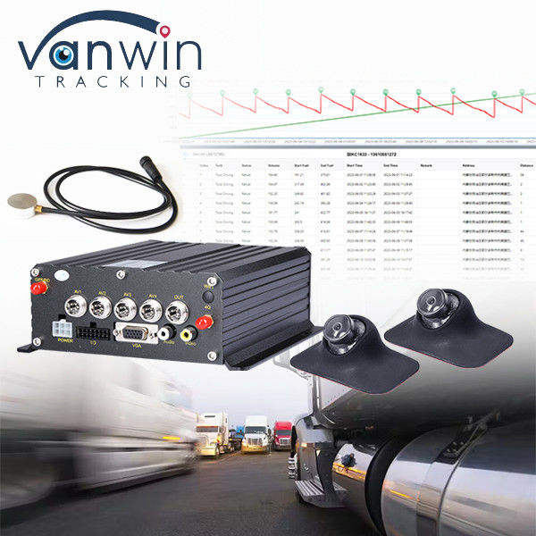 Easy Intall Voertuig Cctv MDVR Ultrasone brandstof olie Diesel Liquid Level Monitoring Fleet Monitoring