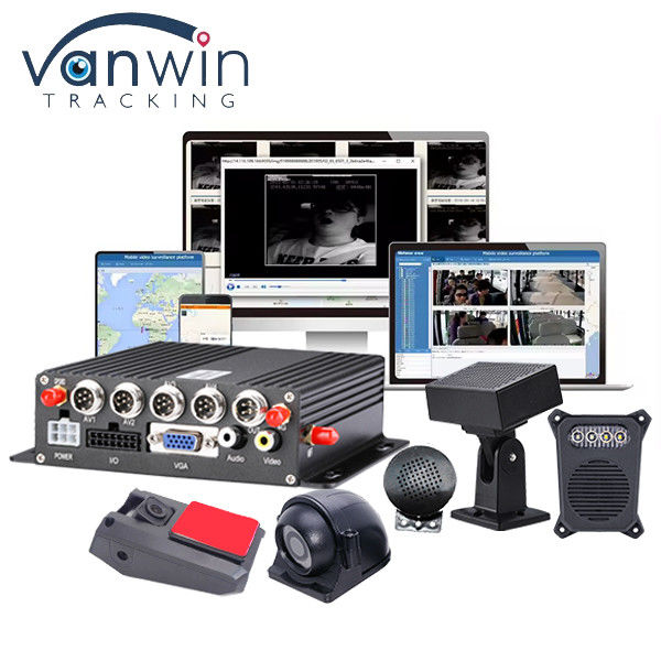 Vlootbeheer Mobiele DVR-systeem GPS WIFI 4G AI ADAS DMS BSD 1080P H.264/H.265 API Voor bus, vrachtwagen