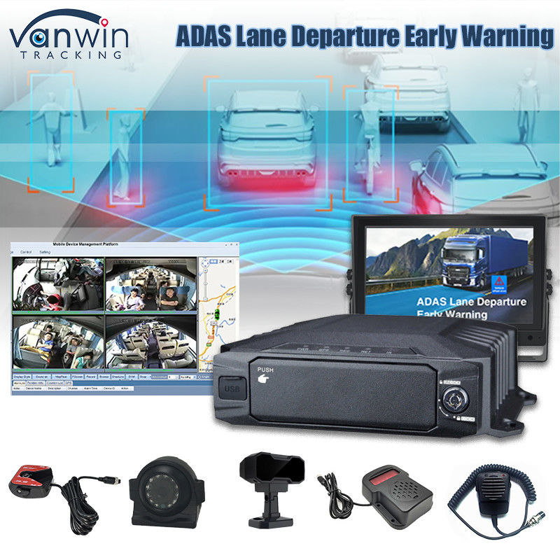 8CH 1080P Ai HDD Mobile DVR Real Time Monitoring And Tracking 4G Ai Adas DMS MDVR CCTV-systeem