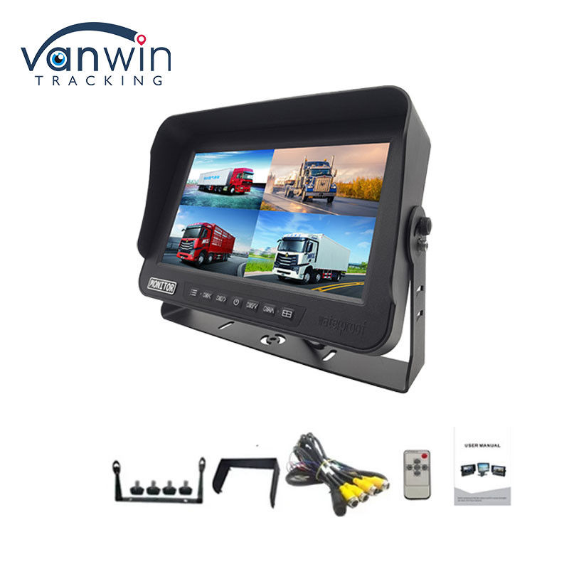 10.1 inch AHD 1080P MDVR Monitor 4 Channel Full HD Waterdicht Split Display Monitor Voor voertuig