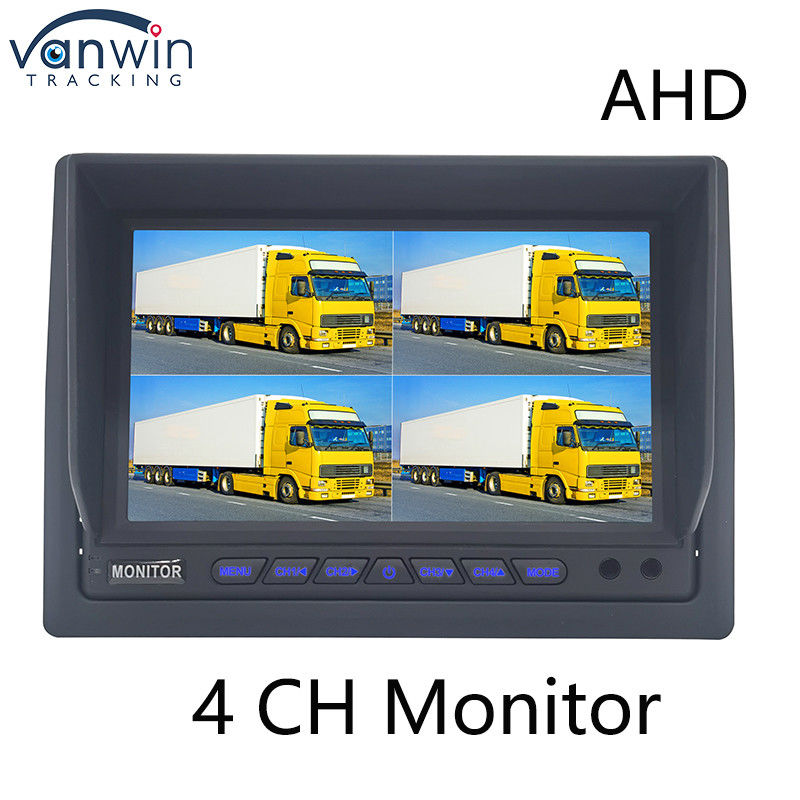 AHD Monitor 4 Channel 7 Inch Full HD1080P MDVR Split Display Car Monitor Voor voertuig