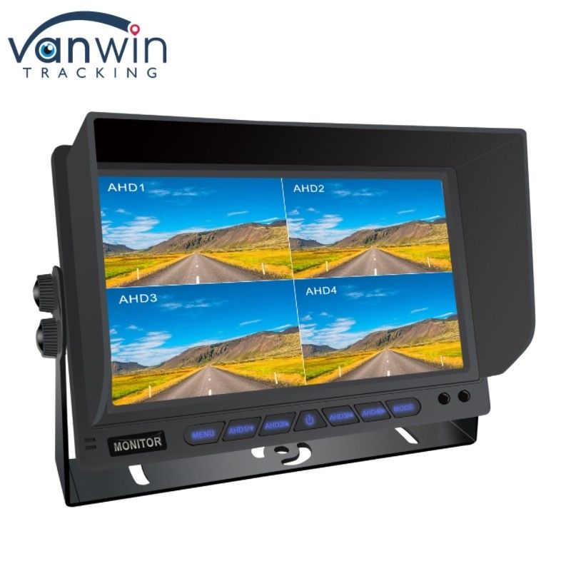 7-inch AHD Quad-Channel Split Car Monitor Vehicle Display Monitoring Systeem