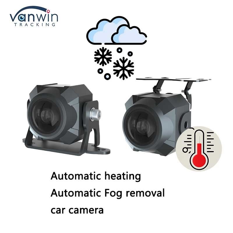 Verwarmde busbewakingscamera automatische ontdooiing 1080P nachtkijkcamera voor 180° groothoek
