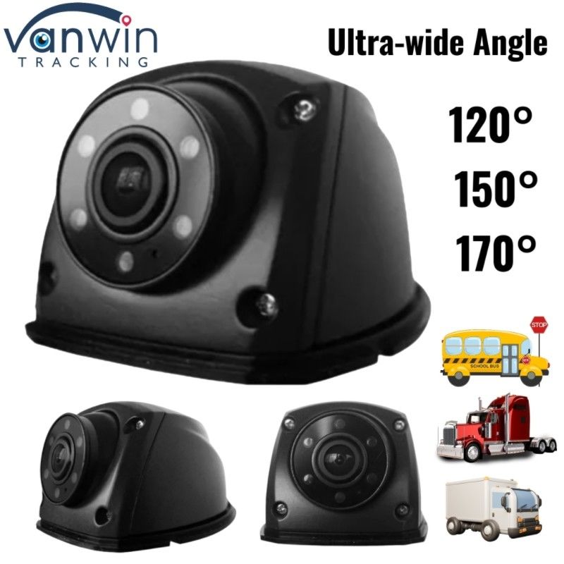 170 graden ultrabreedhoek IP69K Autocamera 1080P AHD Voertuig Intelligente bewakingssysteem
