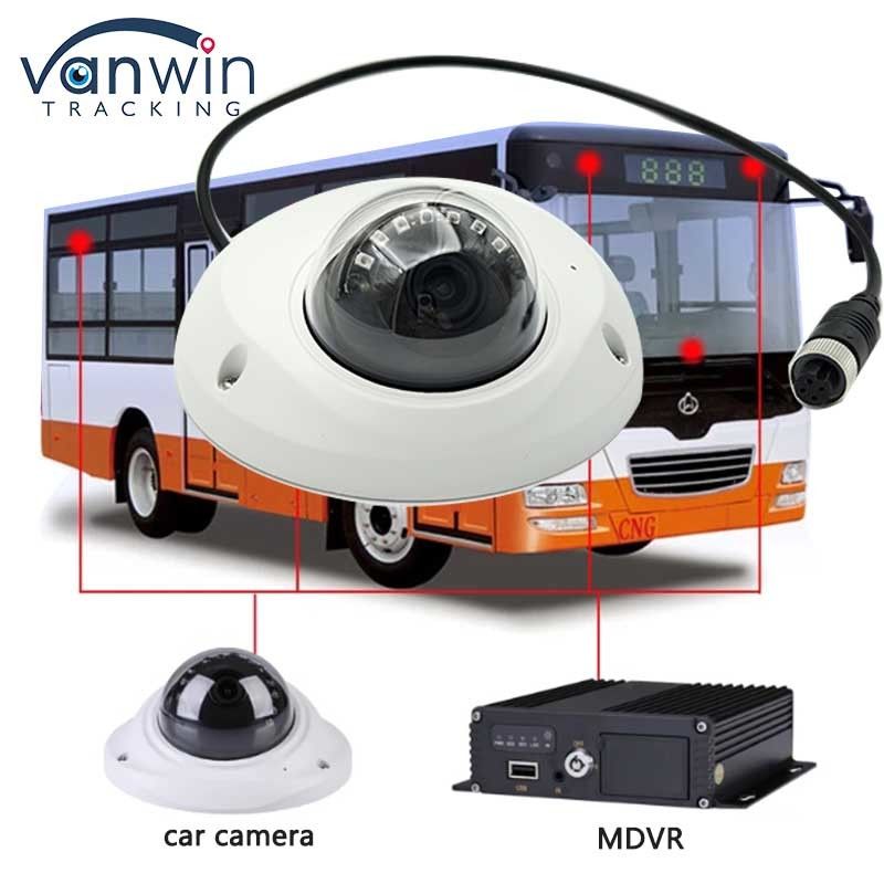 Night Vision AHD 720P 1080P 2MP Vehicle Indoor Dome Camera met luchtvaartconnector & Audio Input Optioneel