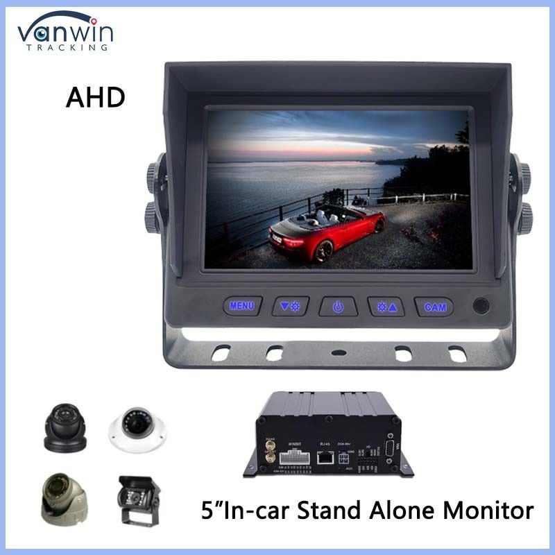 5 inch AHD LCD Car Monitor Digitaal Display Voor Voertuigen USB GPS Voor Auto Trucks