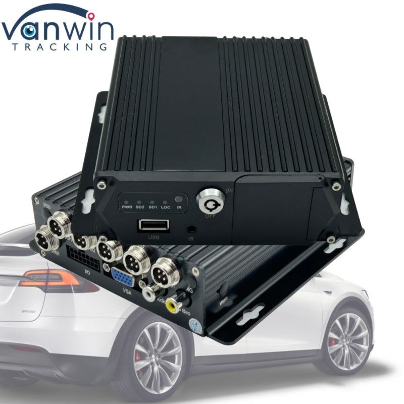 4G GPS MDVR 4 CH SD Card Video Recorder Dual Card Dual Standby Voor Veiligheidsbewaking