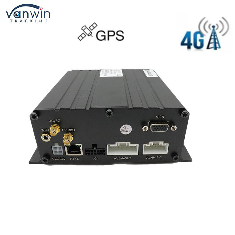 Gemakkelijk te installeren 4CH MDVR 4G WiFi GPS ondersteund Monitoring Fleet Monitoring voor Taxi Truck Bus Camera met CMSV6 Software