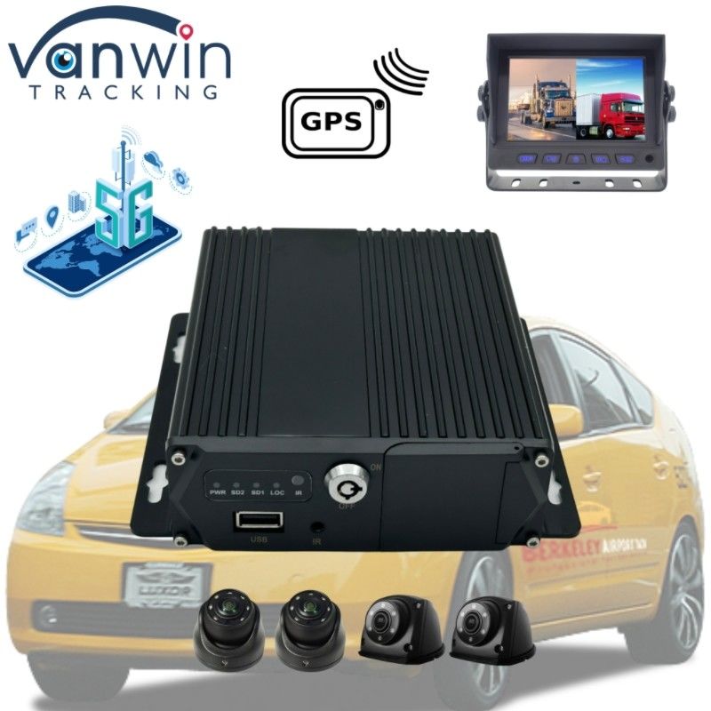 5G GPS Vehicle Tracker 4 Channel SD Card MDVR voor Taxi Bus Van Support OEM Service