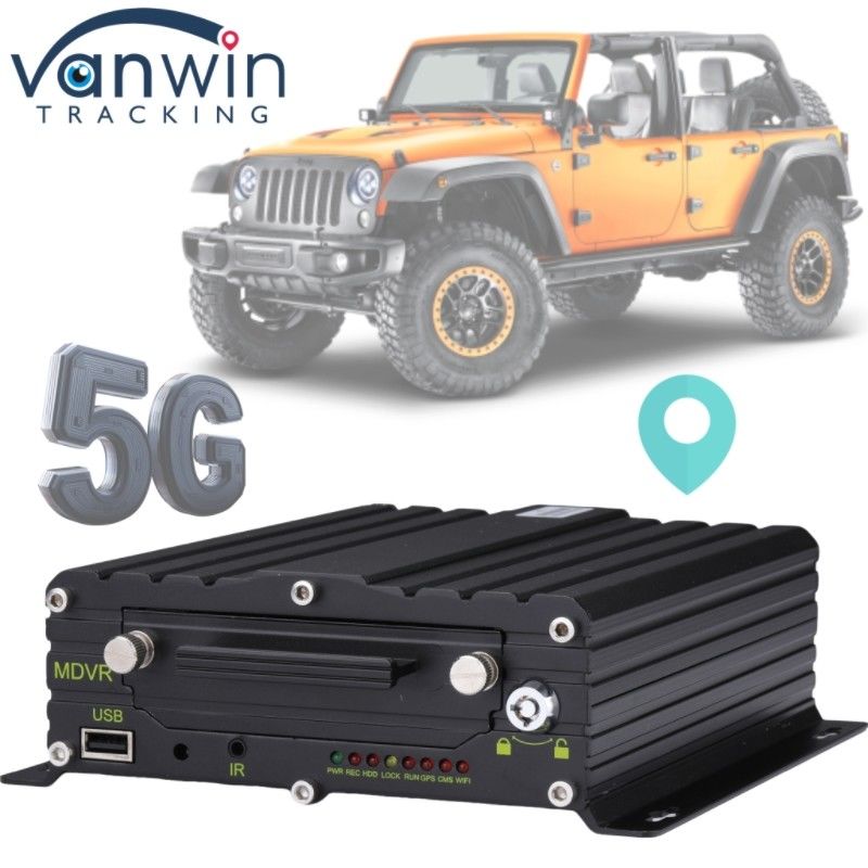 1080P Vierkanaal HDD MNVR met 5G GPS voor voertuigbewaking Support OEM Service