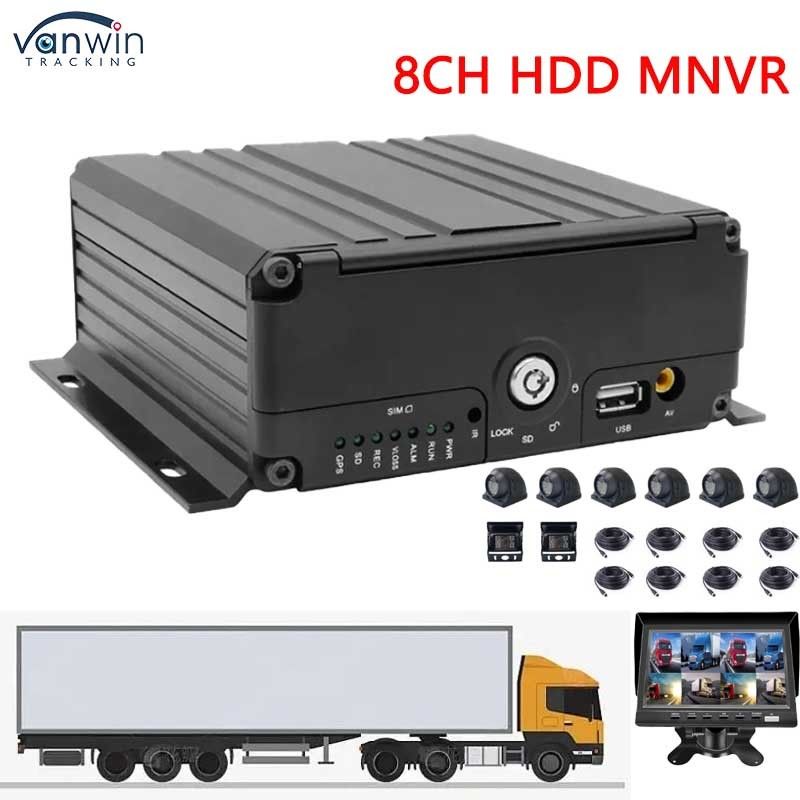 H.264 8 Channel MNVR Met 4G WiFi Optioneel Voertuig GPS Tracker Voor Voertuig Support OEM