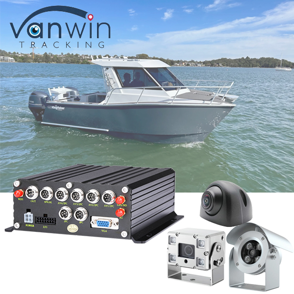 Digitale mobiele videorecorder MNVR 6 kanaal HDD SSD Mobiele NVR met 3G 4G GPS voor zandpompvaartuigen