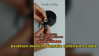 4-pins luchtvaart man-vrouw verlengkabel